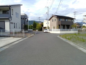 甲斐市中下条、土地の画像です