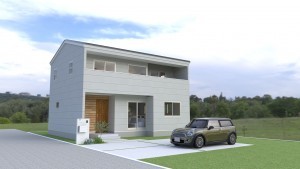 甲斐市西八幡、新築一戸建ての画像です