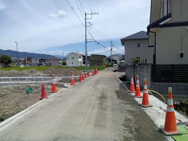 甲府市富竹、土地の画像です