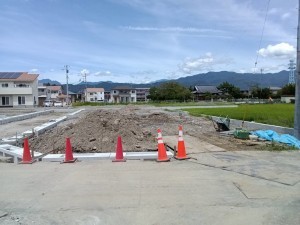 甲府市富竹、土地の画像です