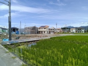 甲府市富竹、土地の画像です