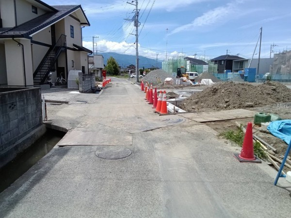 甲府市富竹、土地の画像です
