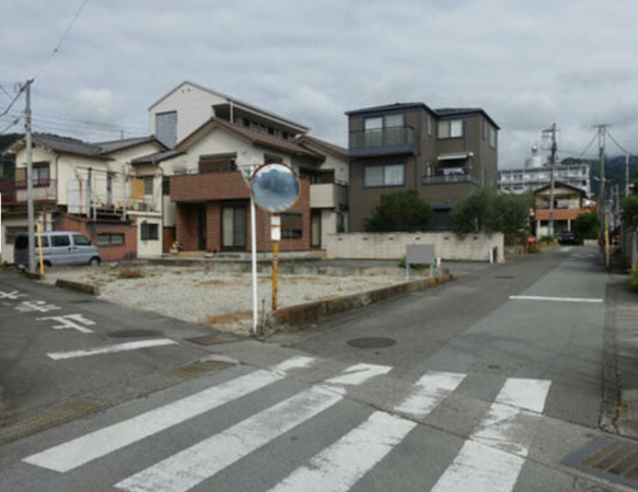 甲府市緑が丘、土地の画像です