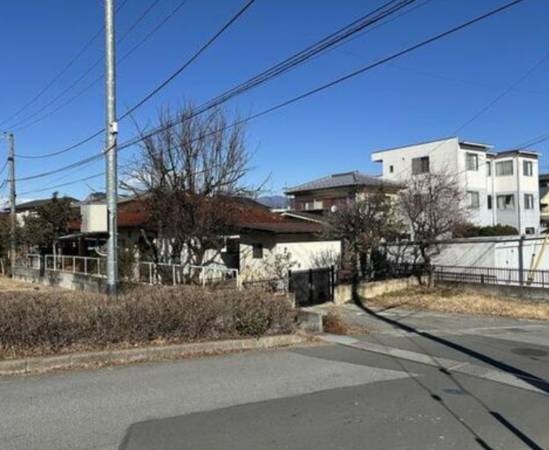 中巨摩郡昭和町西条、土地の画像です