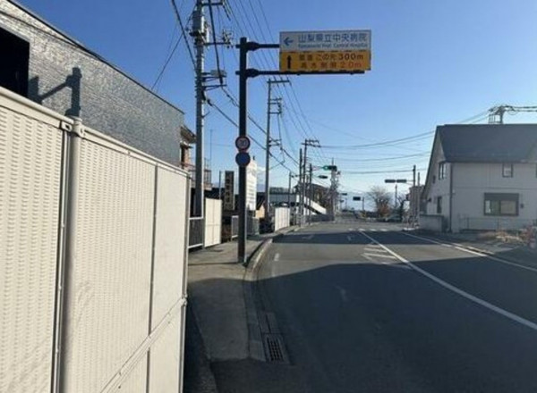 甲府市富士見、土地の画像です
