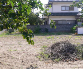 甲府市池田、土地の画像です