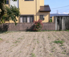 甲府市池田、土地の画像です