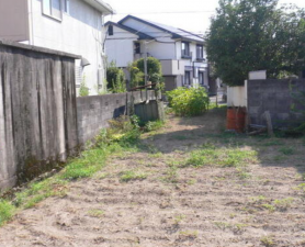 甲府市池田、土地の画像です