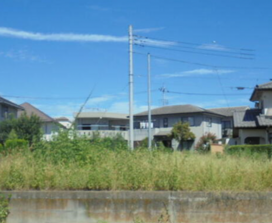 甲府市池田、土地の画像です