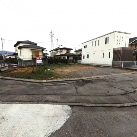 甲府市上石田、土地の画像です