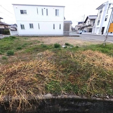 甲府市上石田、土地の画像です