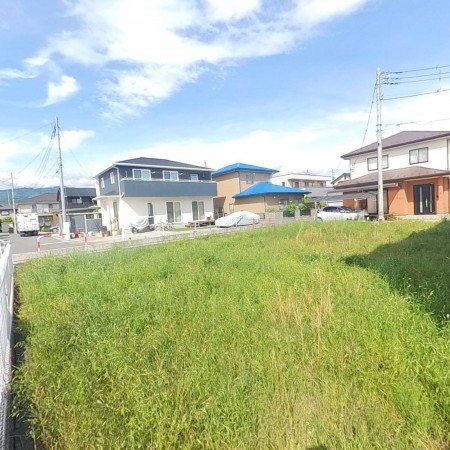 甲府市下飯田、土地の画像です