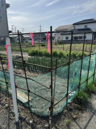 甲斐市篠原、土地の画像です