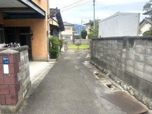 甲府市飯田、土地の画像です