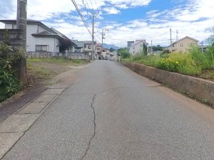 甲斐市団子新居、土地の画像です