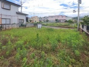 甲斐市団子新居、土地の画像です