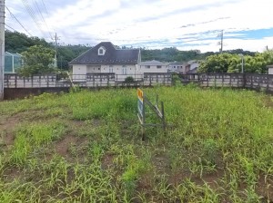 甲斐市団子新居、土地の画像です