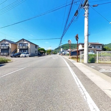 甲斐市島上条、土地の画像です