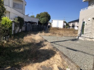 甲府市貢川、土地の画像です