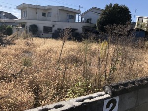 甲府市貢川、土地の画像です