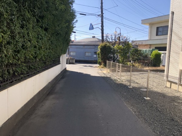 甲府市貢川、土地の画像です
