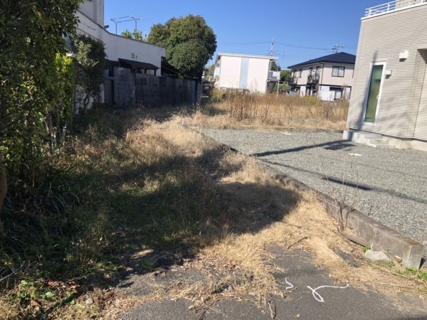 甲府市貢川、土地の画像です