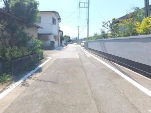 甲府市伊勢、土地の画像です