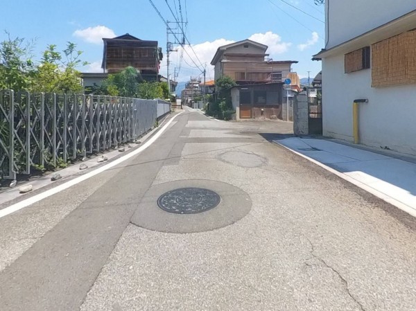 甲府市伊勢、土地の画像です
