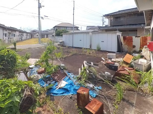 甲斐市万才、土地の外観画像です