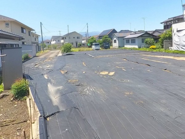 甲府市千塚、土地の画像です