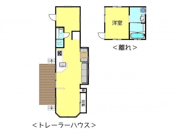 赤穂郡上郡町高山、中古一戸建ての間取り画像です