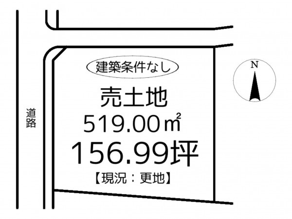 たつの市新宮町井野原、土地の間取り画像です