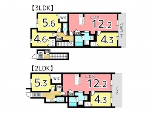 姫路市東山、収益/事業用物件/アパートの間取り画像です