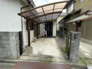 たつの市龍野町堂本、中古一戸建ての駐車場画像です