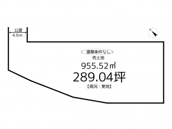 揖保郡太子町佐用岡、土地の間取り画像です