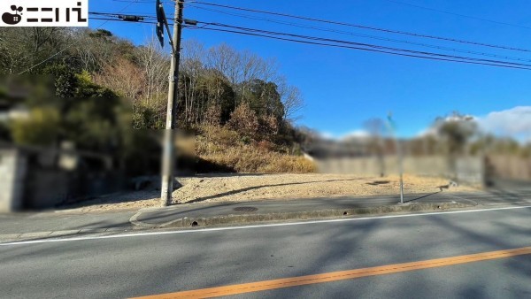 相生市双葉、土地の前面道路を含む現地写真画像です