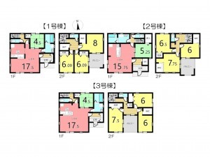 姫路市飾東町、収益/事業用物件/住宅の間取り画像です