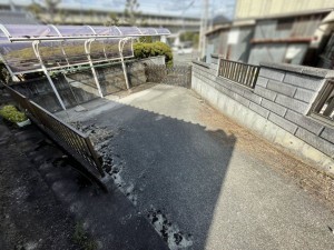 相生市那波野、中古一戸建ての駐車場画像です