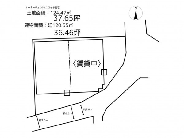 たつの市龍野町宮脇、中古一戸建ての間取り画像です