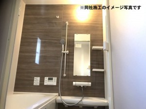 姫路市余部区上余部、新築一戸建ての風呂画像です