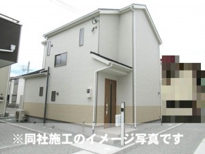 姫路市大津区長松、新築一戸建ての外観画像です
