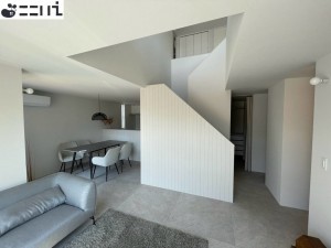 たつの市誉田町福田、新築一戸建ての居間画像です