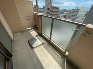 姫路市北条口、マンションのバルコニー画像です