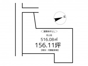 たつの市龍野町本町、土地の間取り画像です