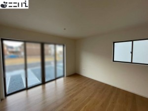 たつの市誉田町福田、新築一戸建ての居間画像です