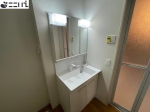 たつの市誉田町福田、新築一戸建ての洗面画像です