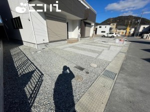 姫路市北原、新築一戸建ての駐車場画像です