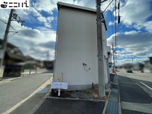 揖保郡太子町馬場、土地の前面道路を含む現地写真画像です