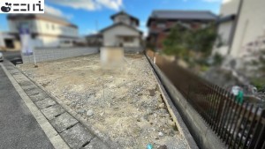 たつの市御津町釜屋、土地の前面道路を含む現地写真画像です