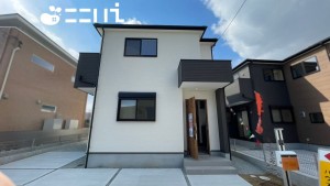 姫路市網干区高田、新築一戸建ての外観画像です